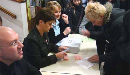 Pr�paration spectacle Jeunes talents 2007