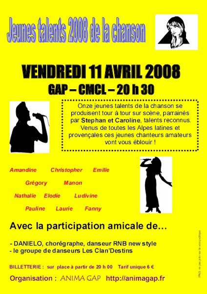 Jeunes talents 2008