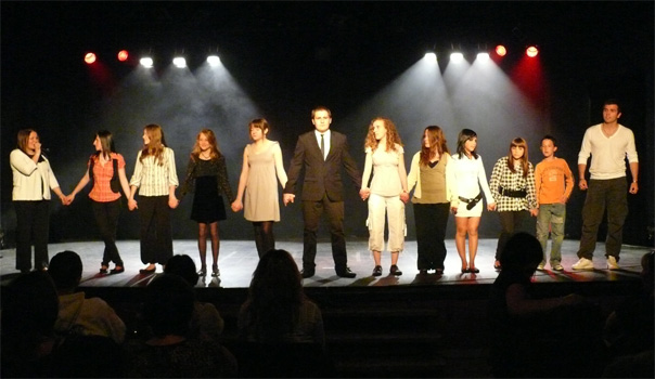 Jeunes talents 2009 au d�but du spectacle