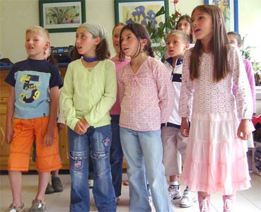 Petits chanteurs de Gap au foyer Bellevue