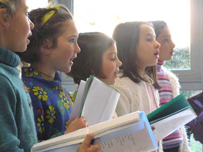 Les Petits chanteurs de Gap au foyer Bellevue, concert de Noël 2006