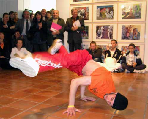 Section Hip-Hop de Gap au vernissage des huit expos, 100e anniversaire du mus�e d�partemental