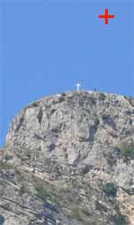 Gap : zoom sur le pic de Charance (1 825 m)