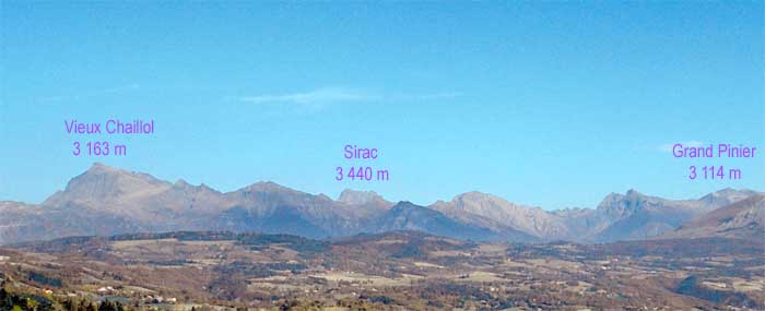 Gap, montagnes sans neige, d�but novembre 2007